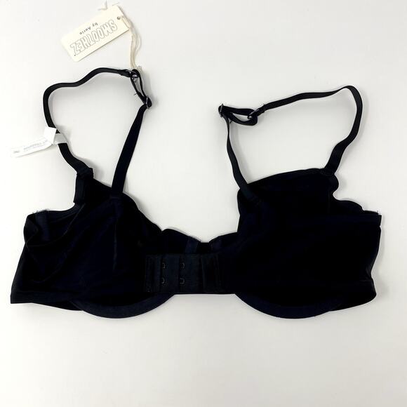 NEW Aerie Smoothez Black Neutral Full Coverage Unlined Underwire Bra 34C - Picture 3 of 3